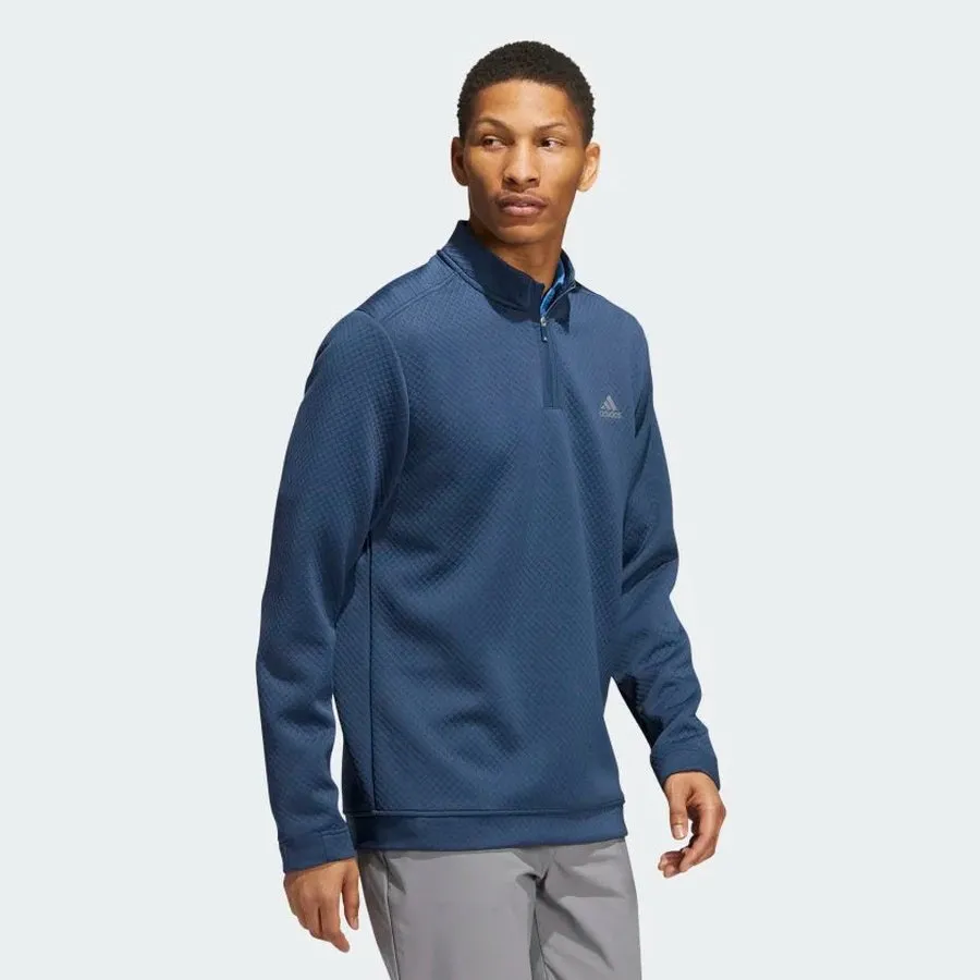 Adidas Primegreen Water-Resistant Quarter-Zip Pullover Navy