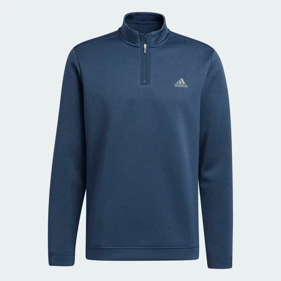 Adidas Primegreen Water-Resistant Quarter-Zip Pullover Navy