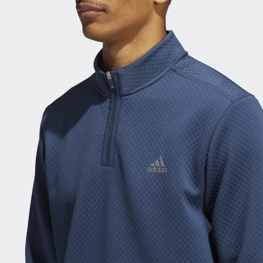 Adidas Primegreen Water-Resistant Quarter-Zip Pullover Navy