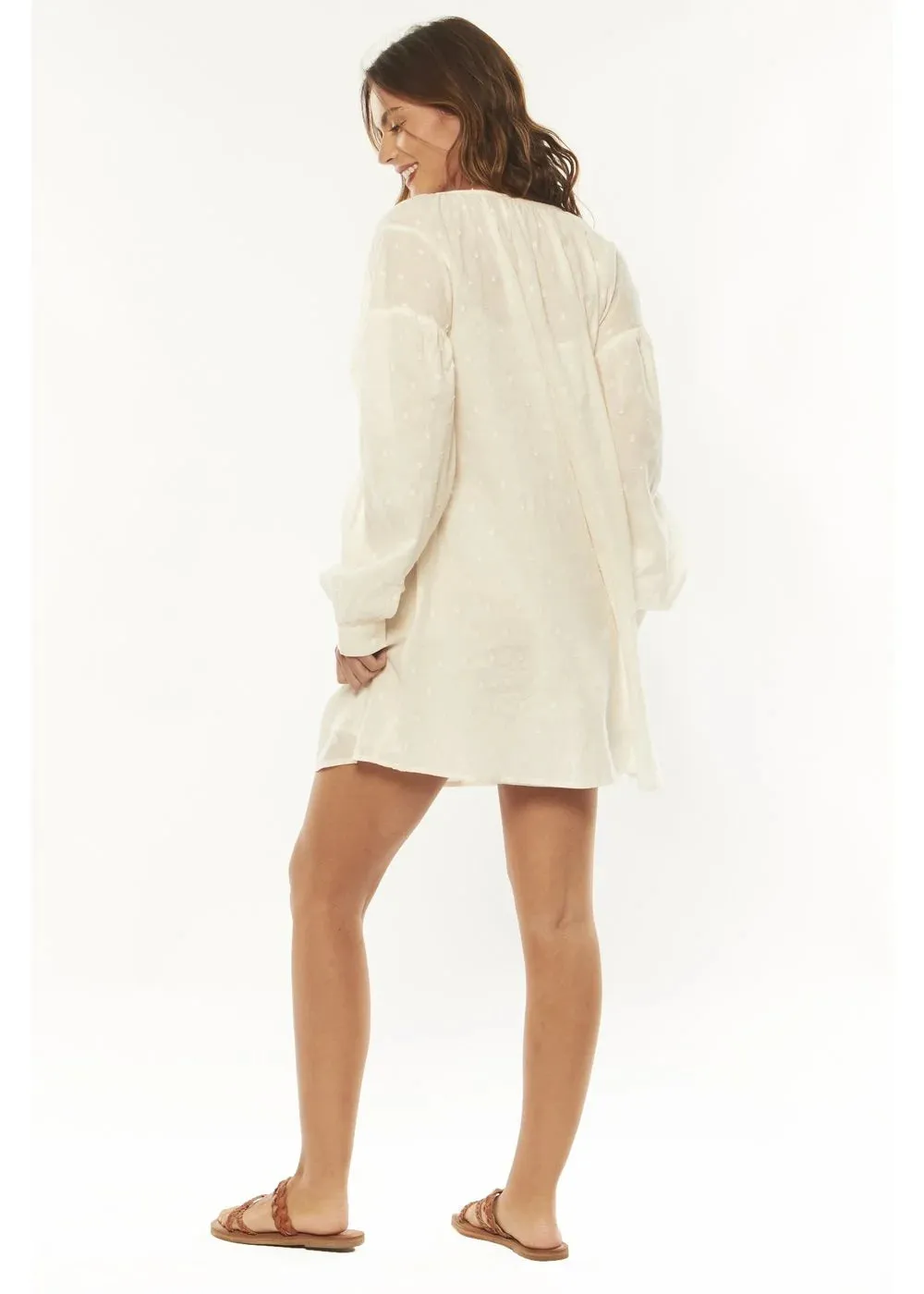 Amuse Society Jax L/S Dress White