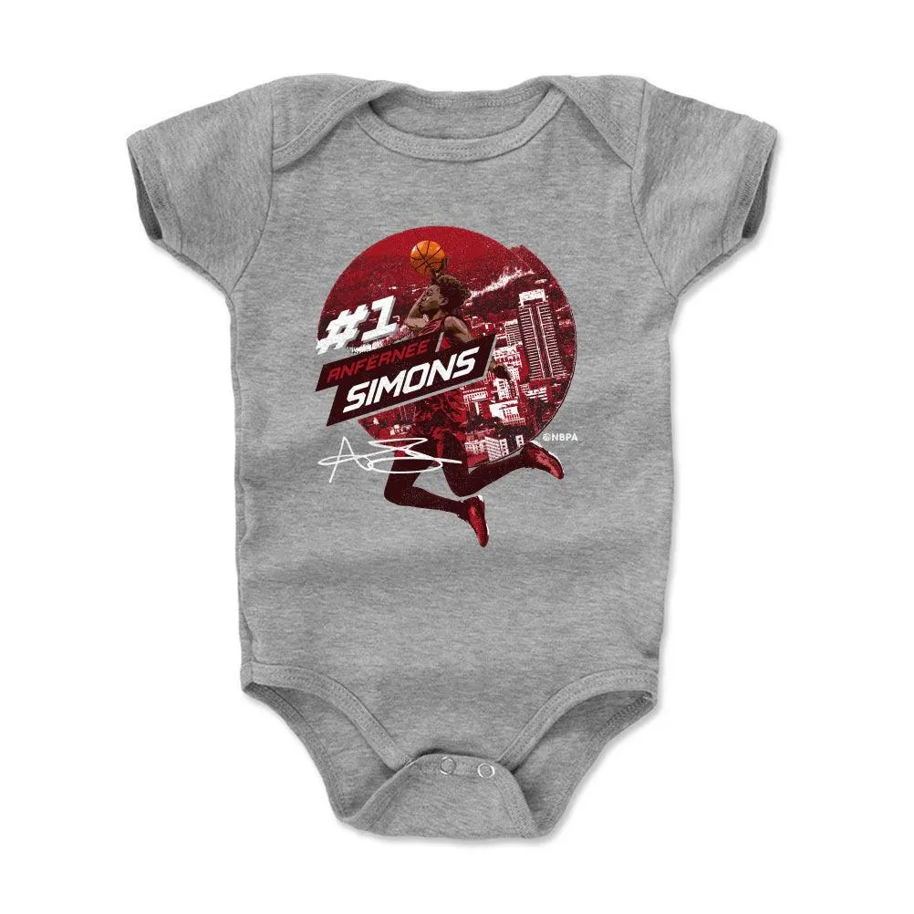 Anfernee Simons City Emblem Infant One Piece Creeper