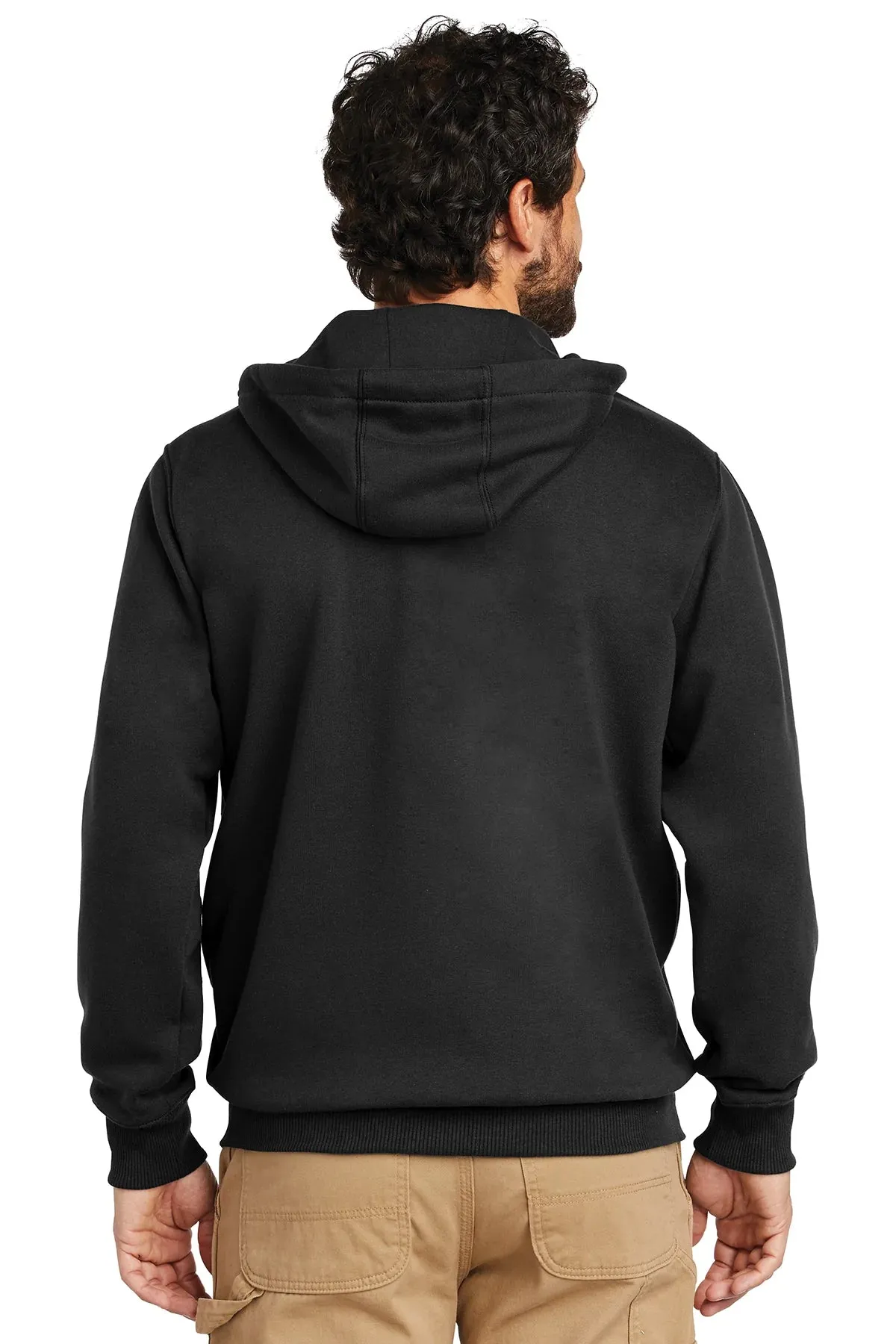 Carhartt Rain Defender Paxton Custom Zip Hoodies, Black