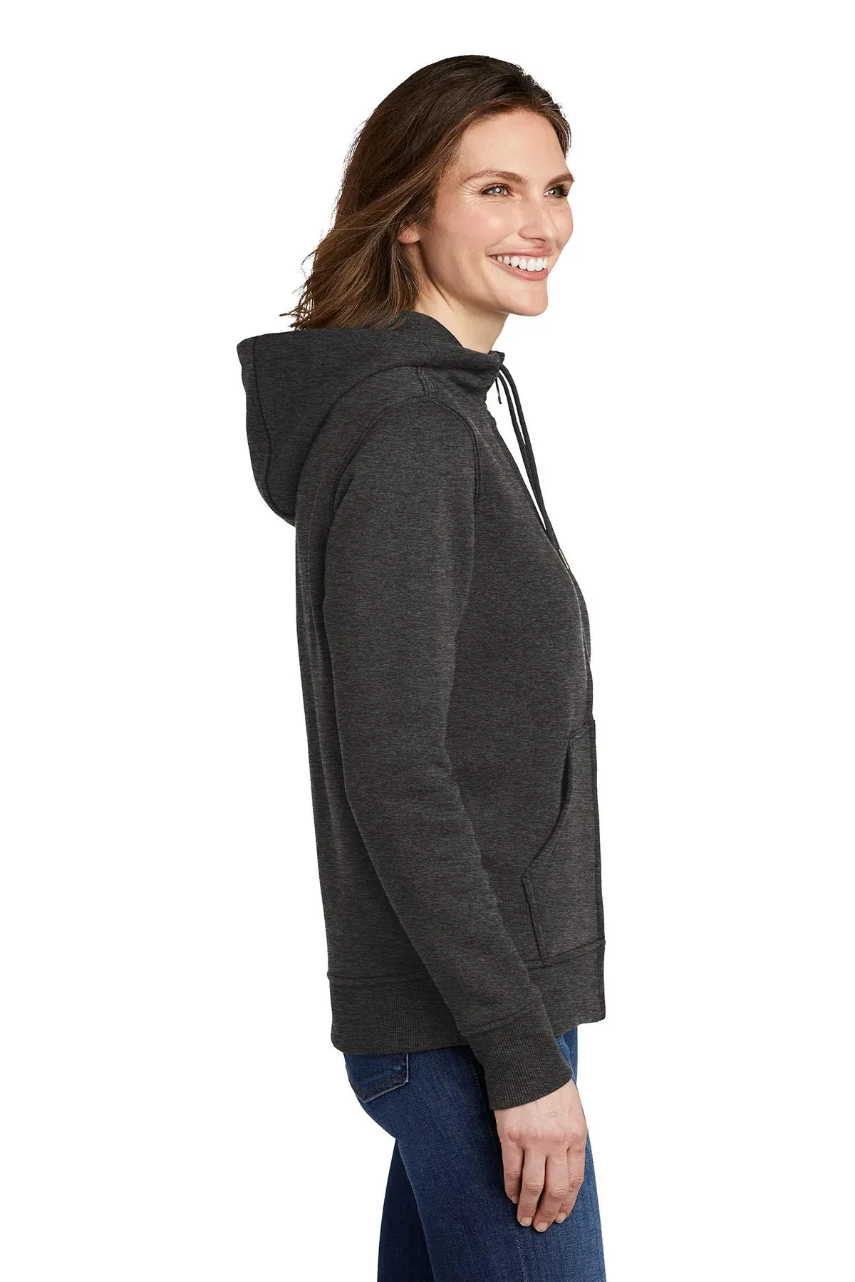 Carhartt Womens Clarksburg Full-Zip Custom Hoodies, Carbon Heather