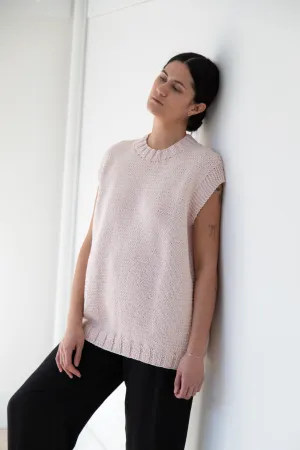 Casey Casey | Sleeveless Sweater in Pink