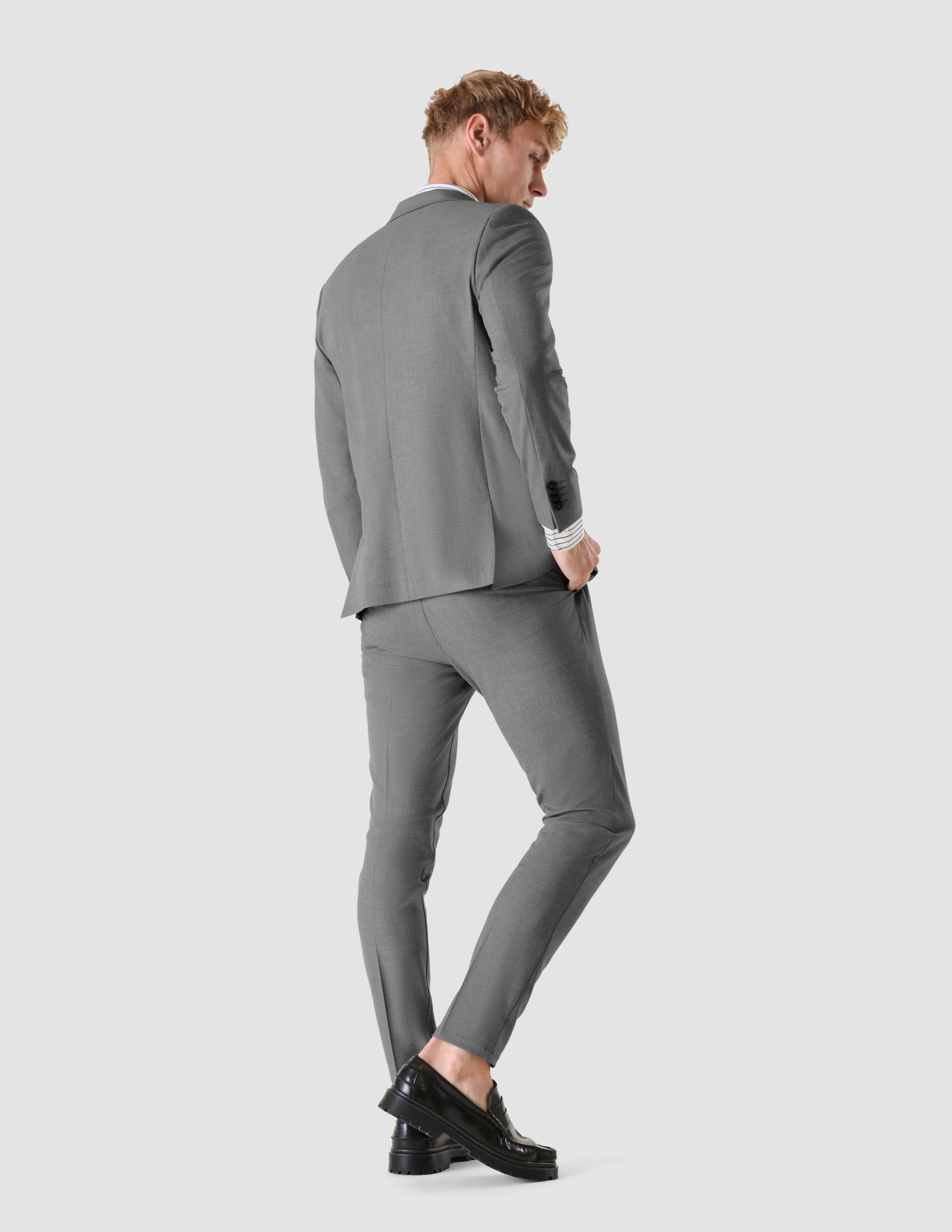 Essential Blazer Cloud Grey Regular