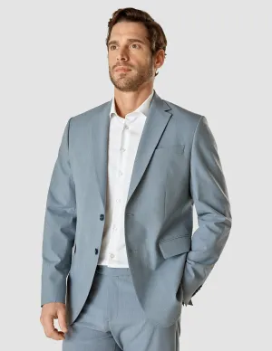 Essential Blazer Light Blue Melange Regular