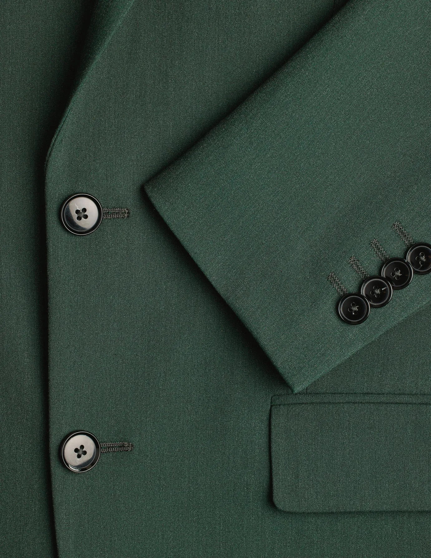 Essential Blazer Slim Pine Green