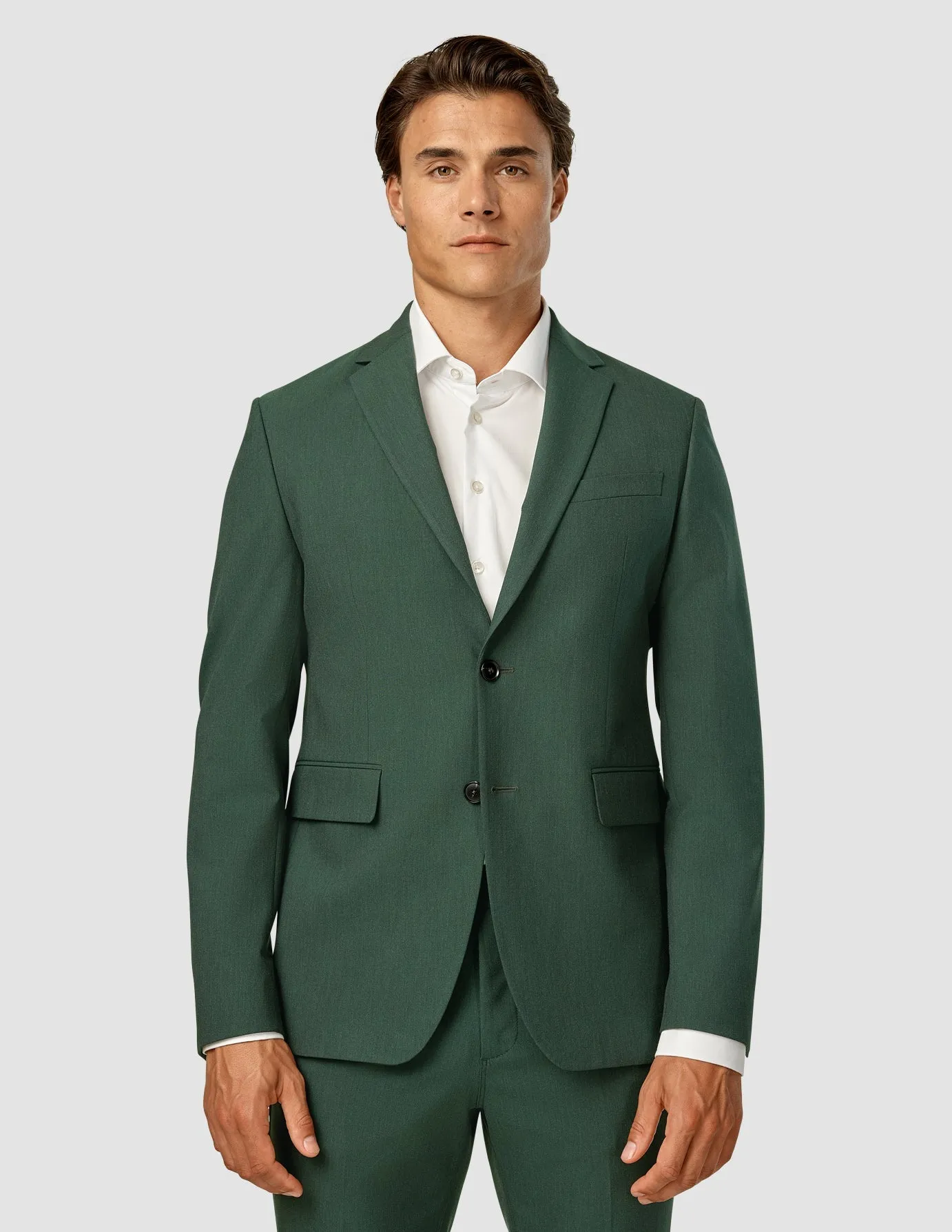 Essential Blazer Slim Pine Green