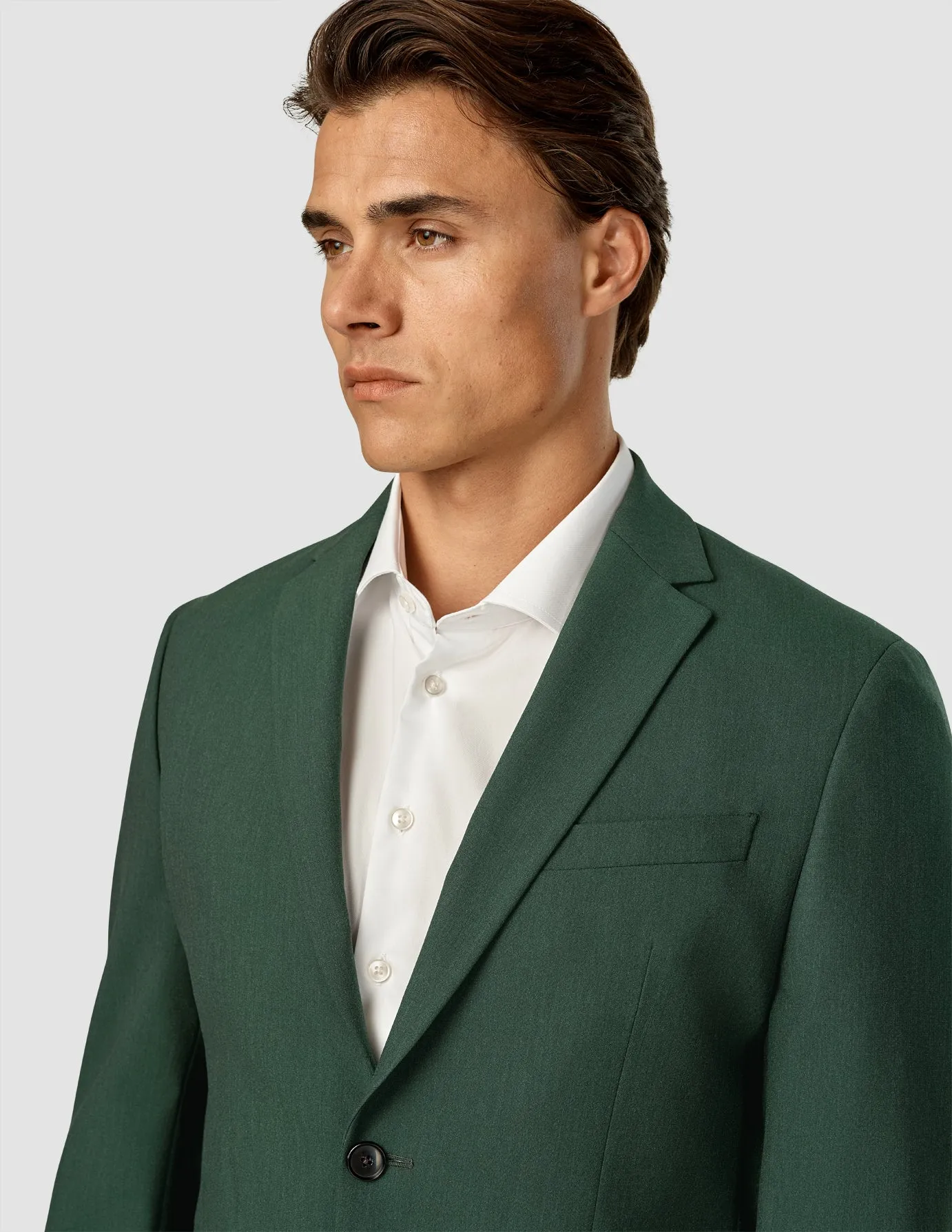 Essential Blazer Slim Pine Green