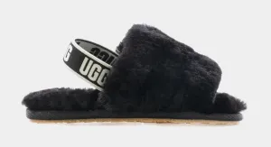 Fluff Yeah Toddler Slide Sandal (Black)