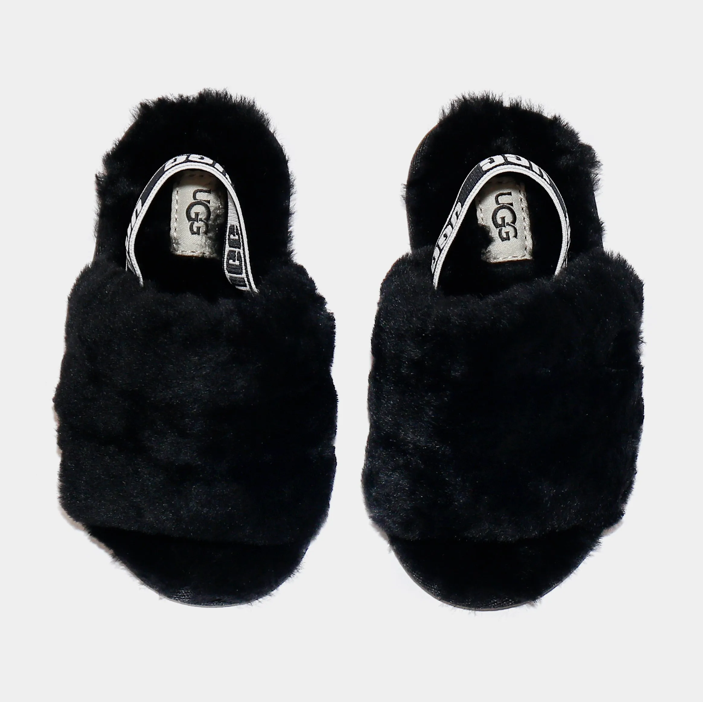 Fluff Yeah Toddler Slide Sandal (Black)