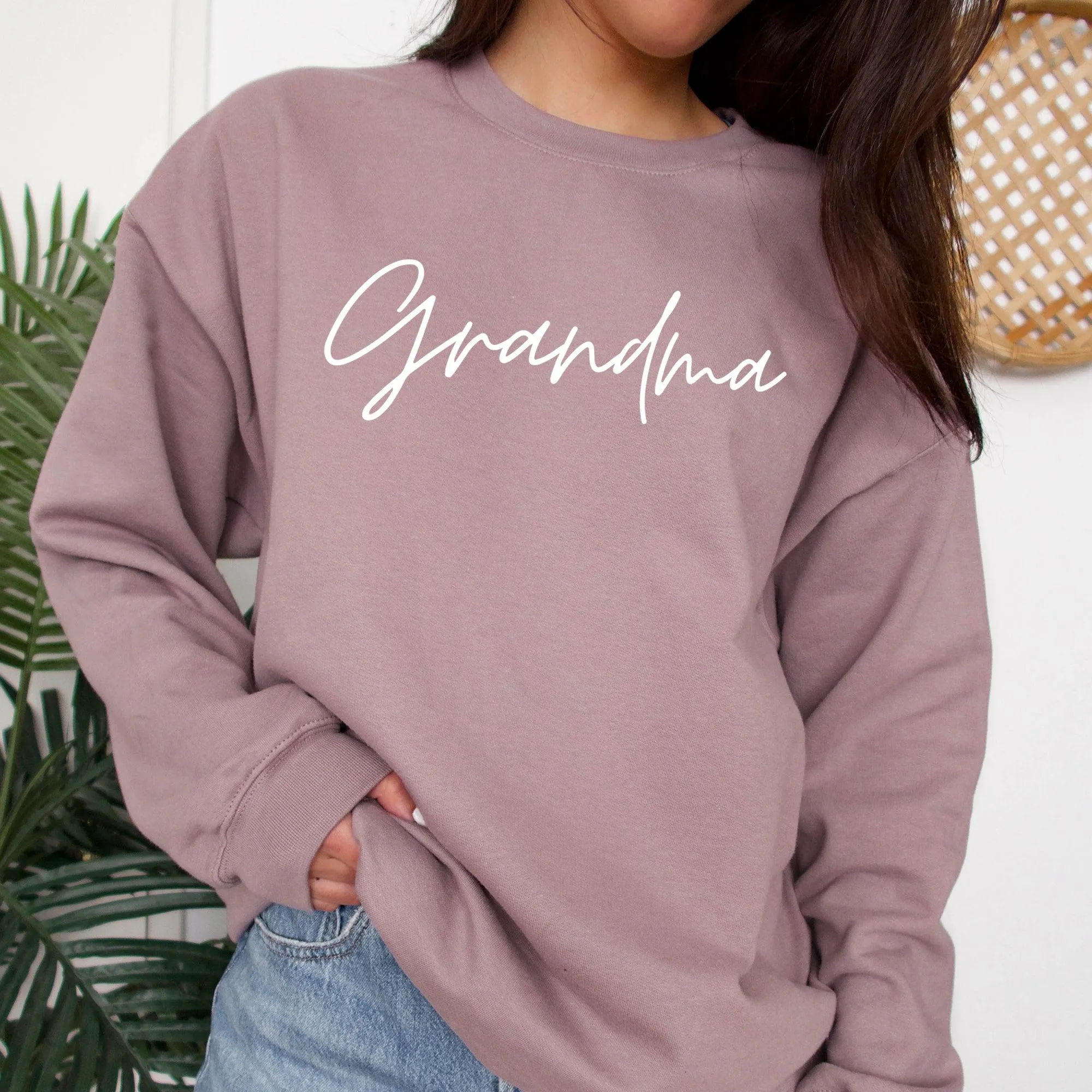 Grandma Classic Soft Sweatshirt (Cursive 1)