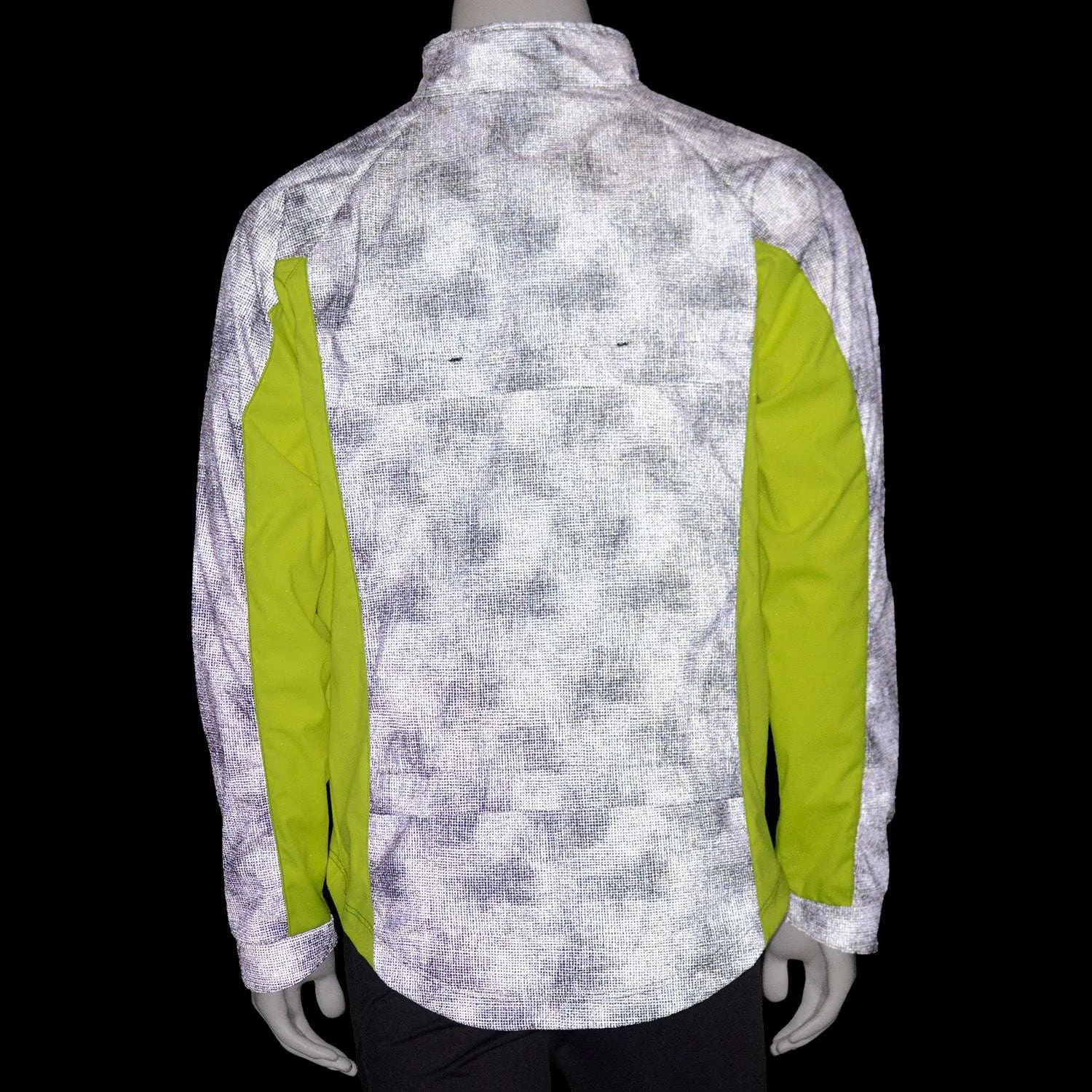 Hartford II Reflective Men's Jacket in Black/Flo Lime