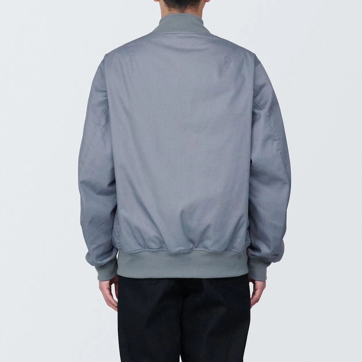 Kapok Blend Padded Bomber Jacket