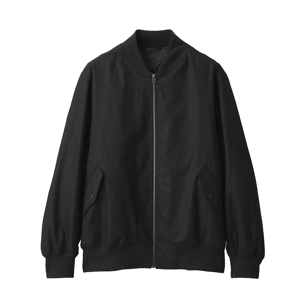 Kapok Blend Padded Bomber Jacket