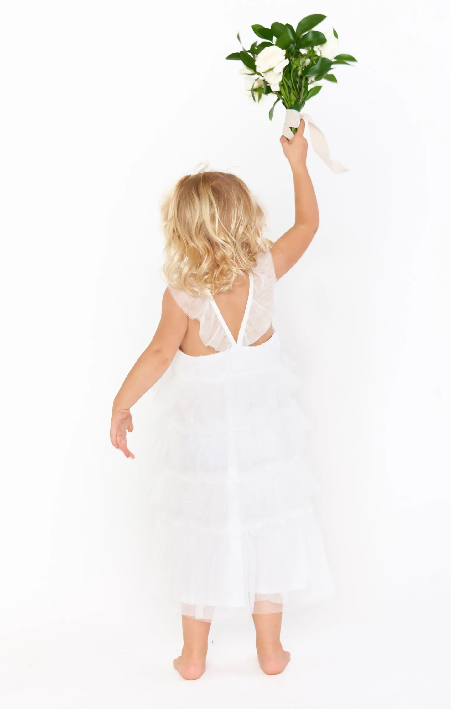 Little Fairytale Dress ~ White Tulle