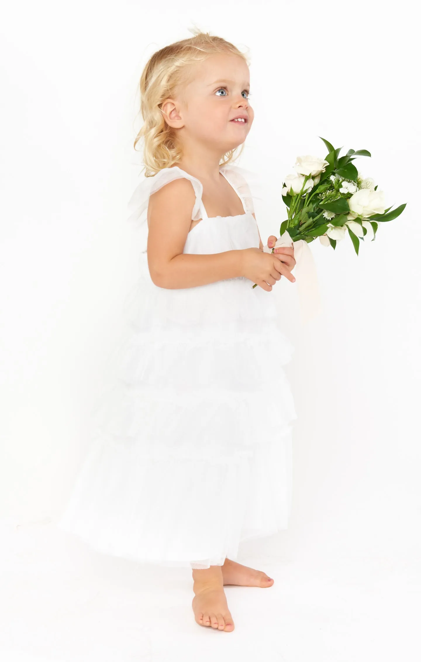 Little Fairytale Dress ~ White Tulle