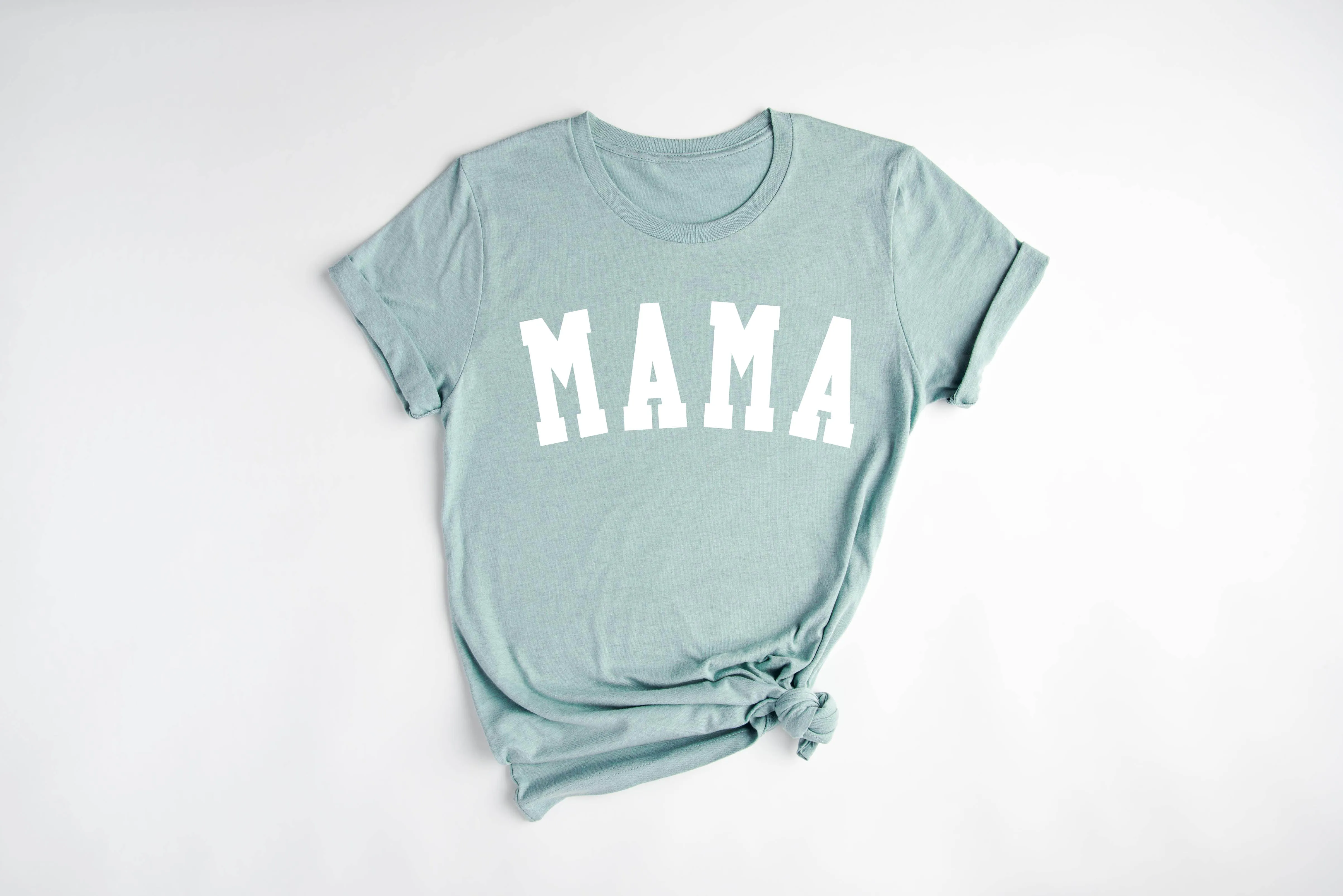 Mama Classic Soft Short Sleeve Shirts (Condensed Font)