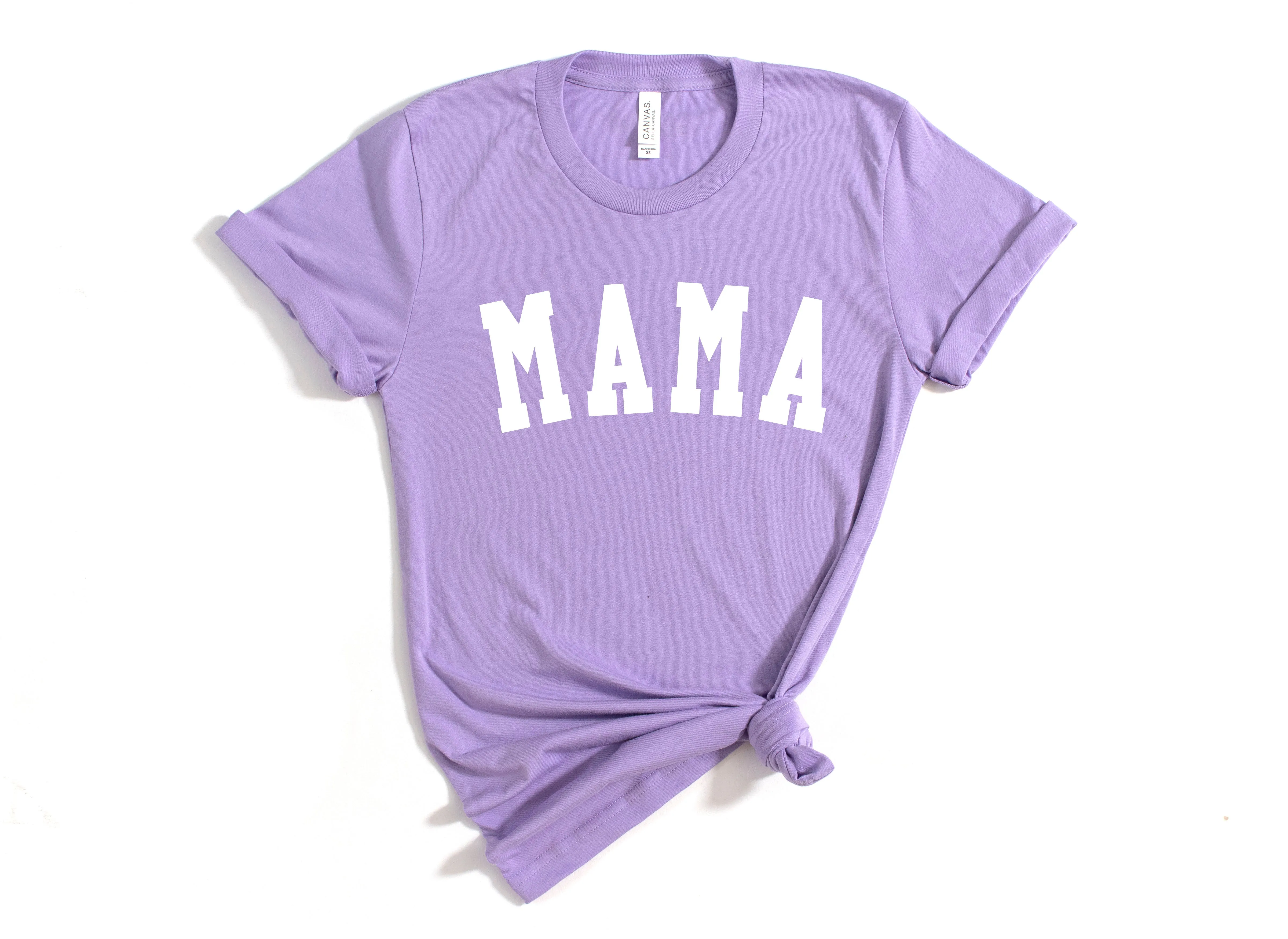 Mama Classic Soft Short Sleeve Shirts (Condensed Font)