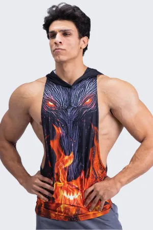 Mighty Eagle hoodie Sleeveless