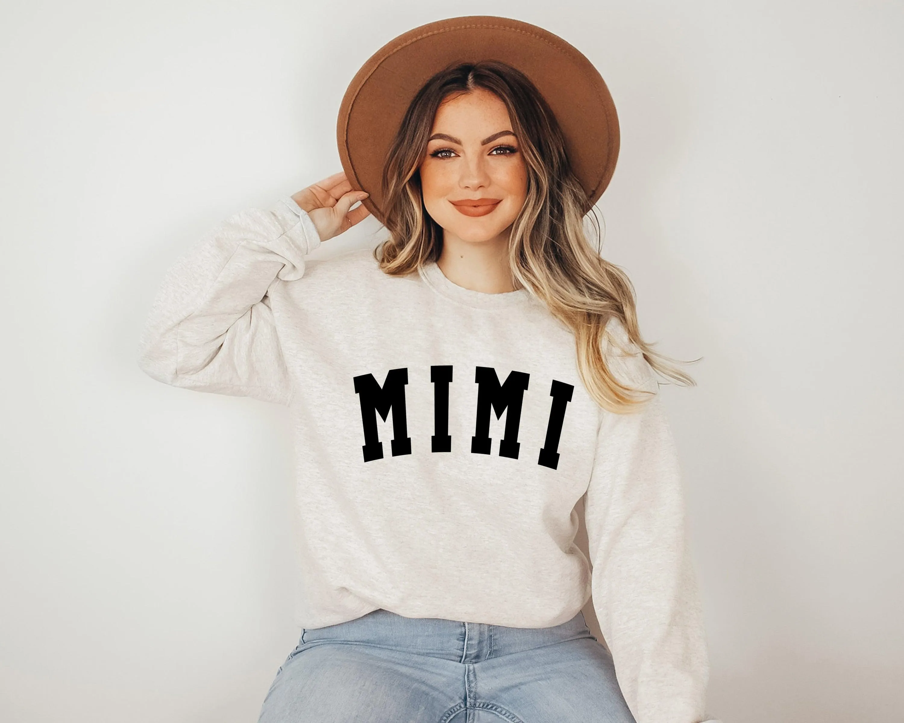 Mimi grandma Classic Soft Sweatshirt (Condensed font)