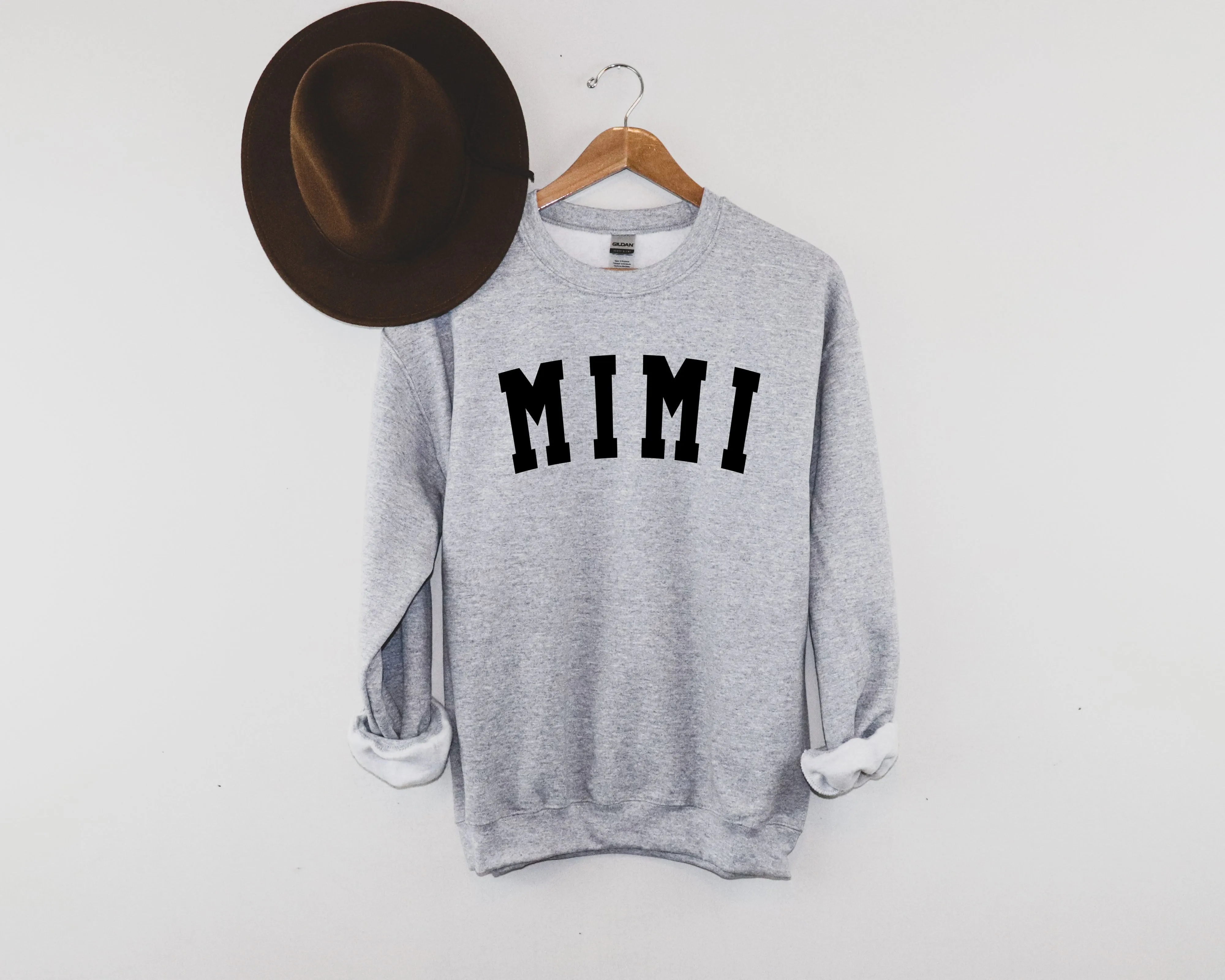 Mimi grandma Classic Soft Sweatshirt (Condensed font)