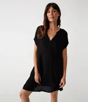 Mira Split Neck Dress