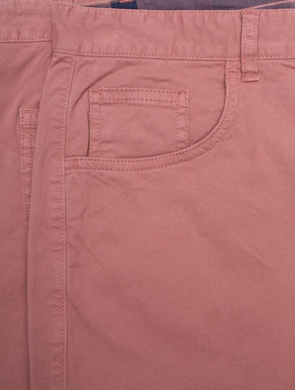 Overdyed Twill Shorts Pink Clay