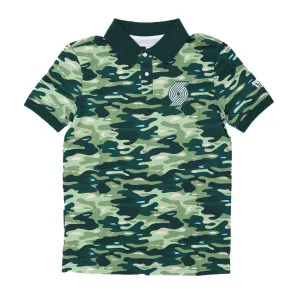 Portland Trail Blazers New Era Golf Camo Polo