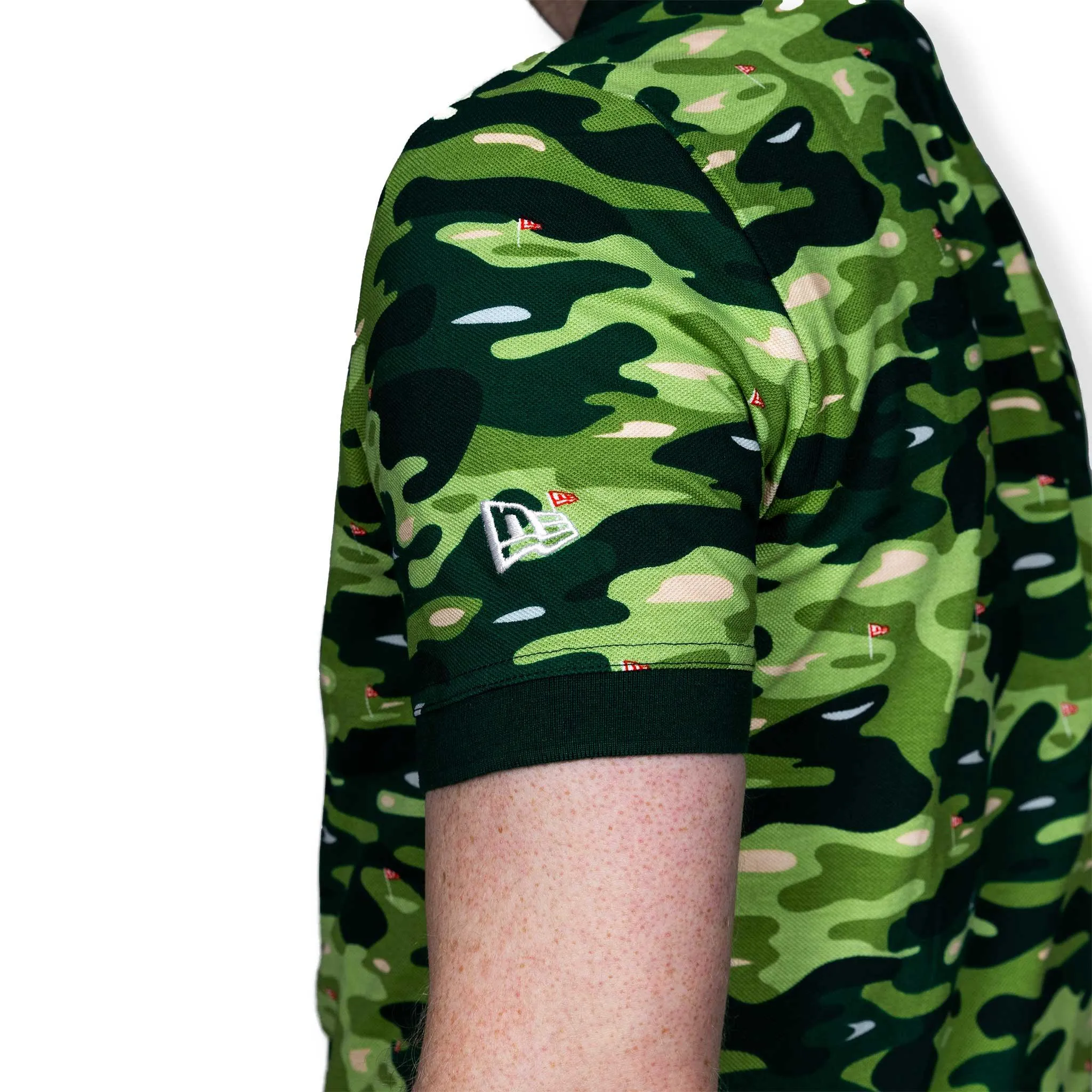 Portland Trail Blazers New Era Golf Camo Polo