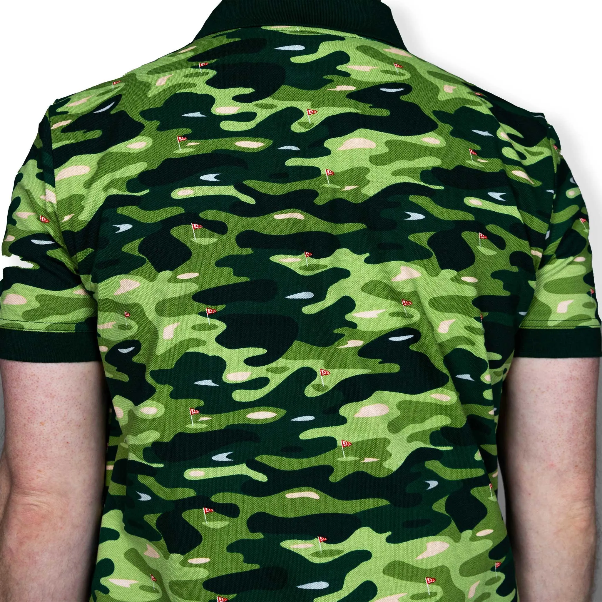 Portland Trail Blazers New Era Golf Camo Polo