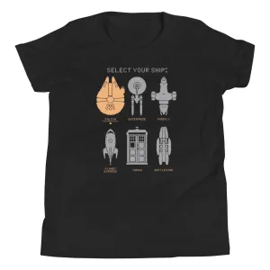 Select Your Ship Kid's Youth Tee