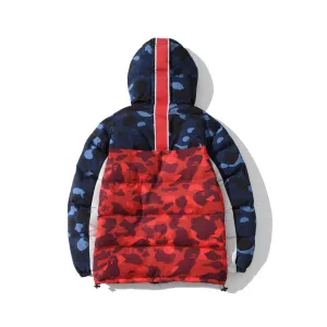 Shark Print Coat Ape Head Shark Coat Hooded Cotton Jacket Thin