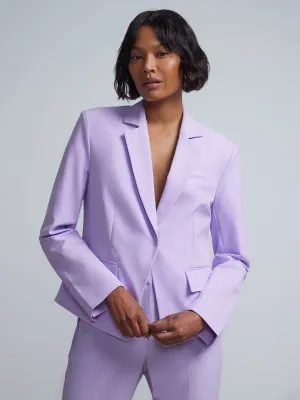 Short-Length Single-Button Blazer - Fit To Flatter