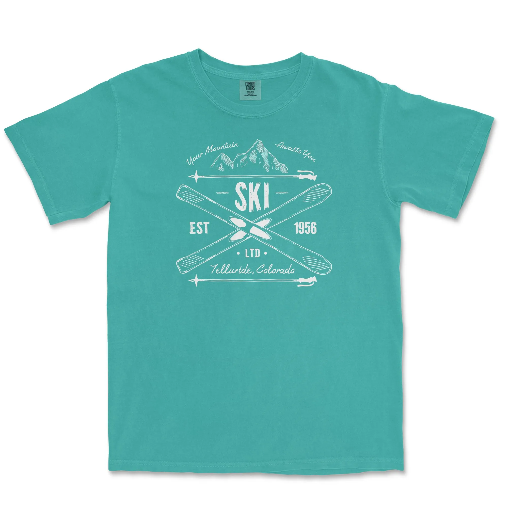 Ski Telluride Adventure Comfort Colors T Shirt