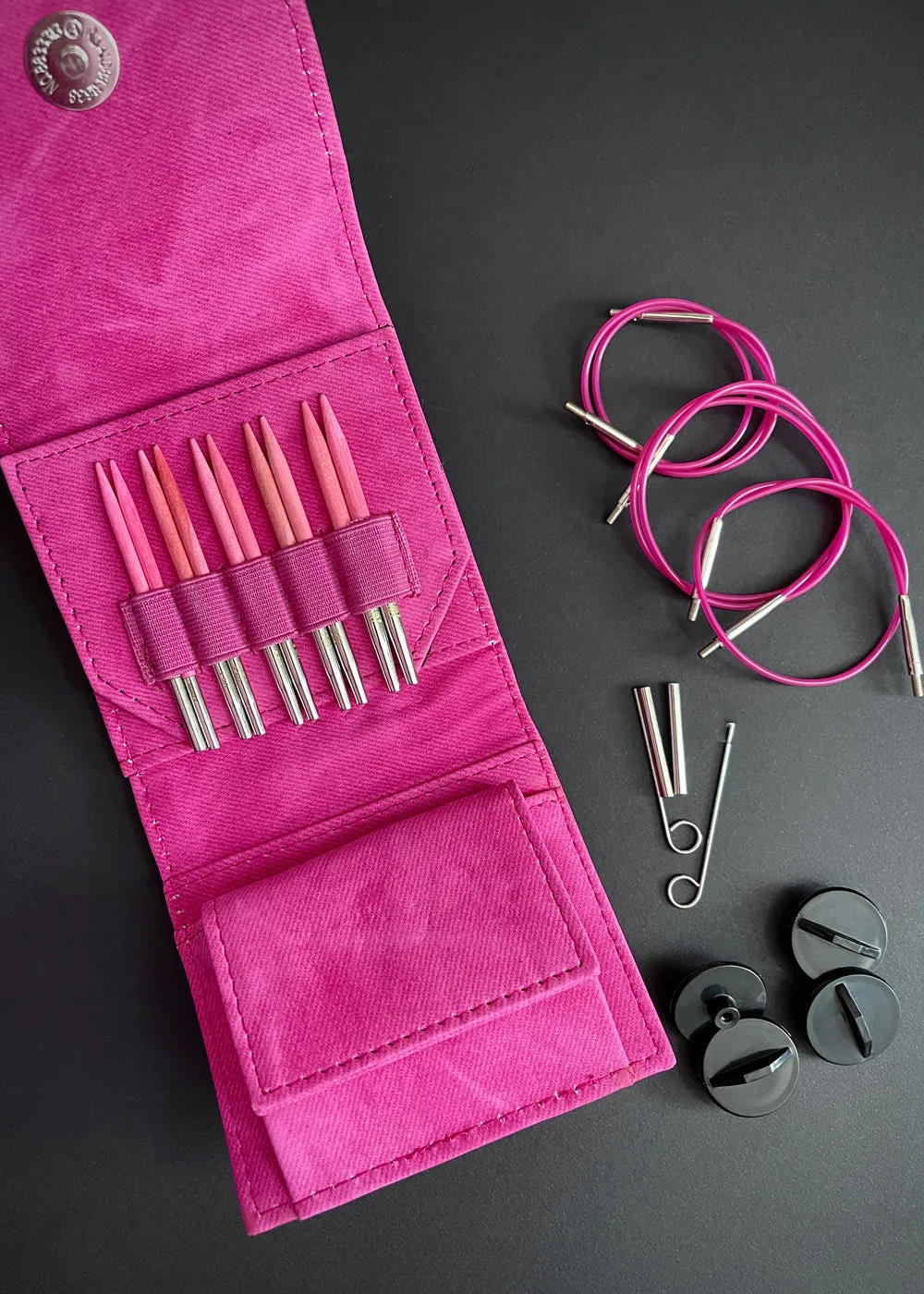 STARTER SET:  Lykke 3.5" Knitting Needle Set, BLUSH PINK