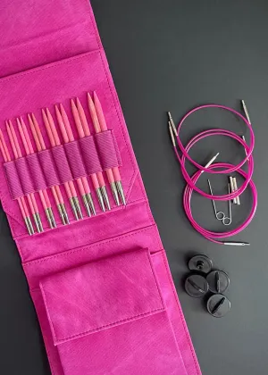 STARTER SET:  Lykke 5" Knitting Needle Set, BLUSH PINK