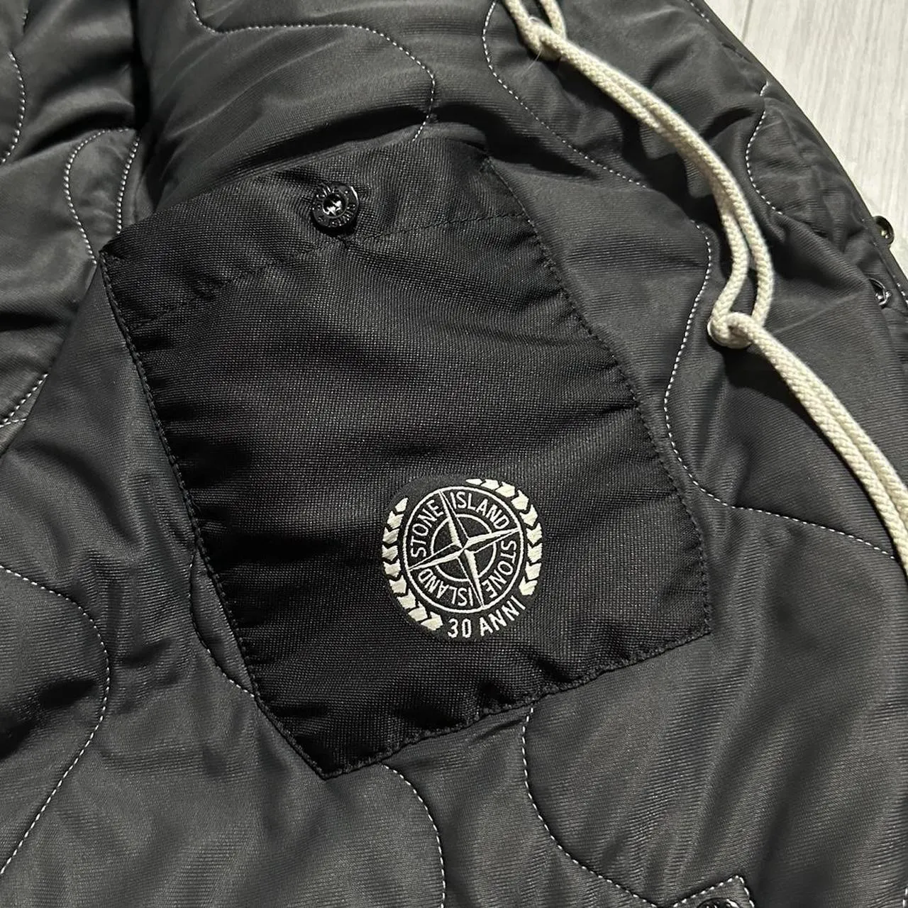 Stone Island 30th Anniversary Hand Painted Raso Jacket