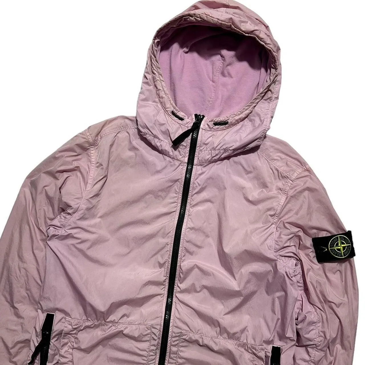 Stone Island Pink Crinkle Reps Jacket