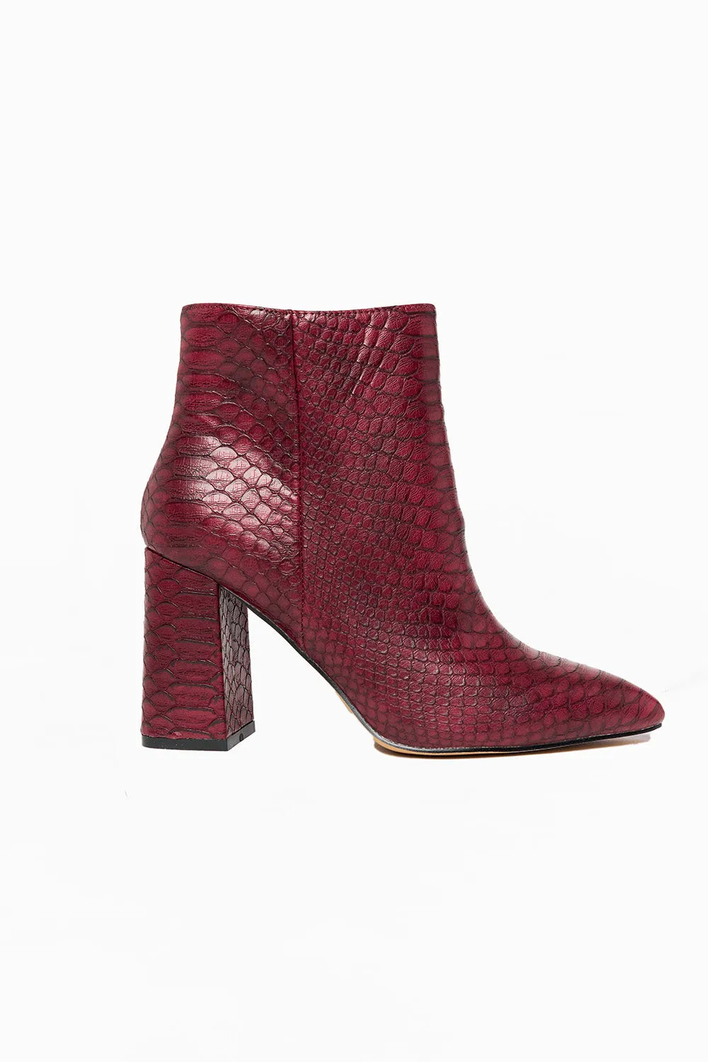 Veronica Booties - Wine Snake