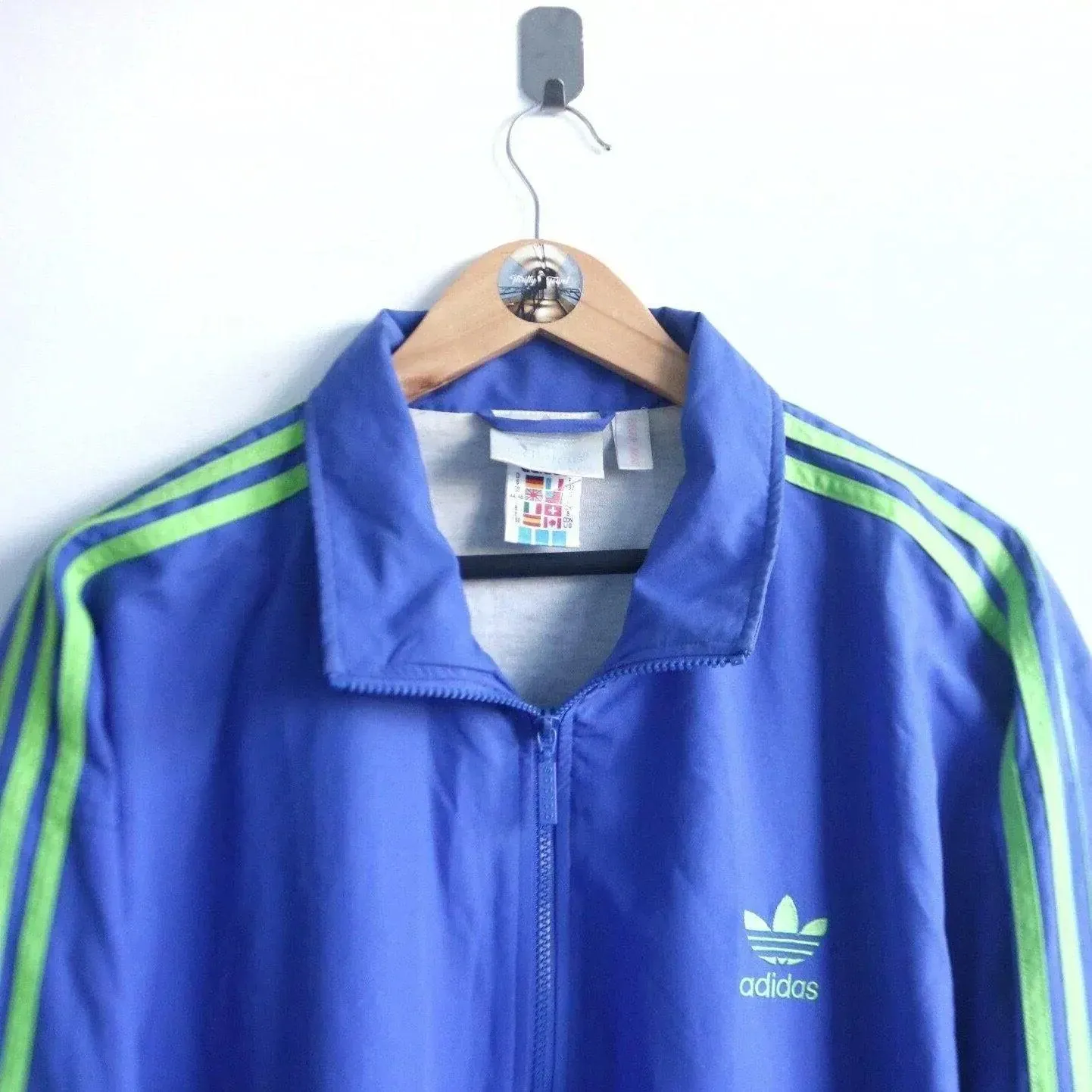 Vintage Adidas Block Track Jacket (L)  (L)