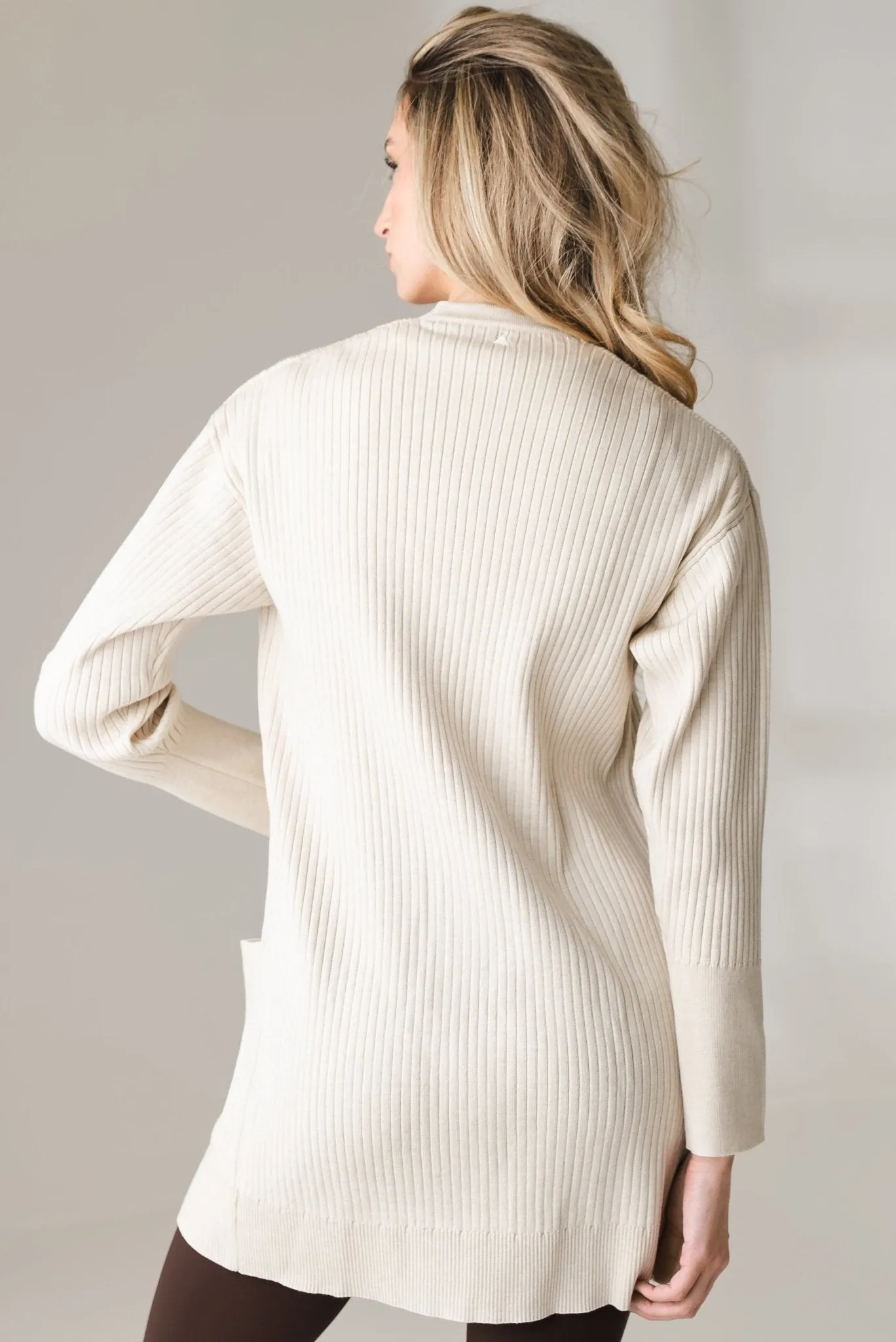 Vitality Ember Cardigan - Oat Marl