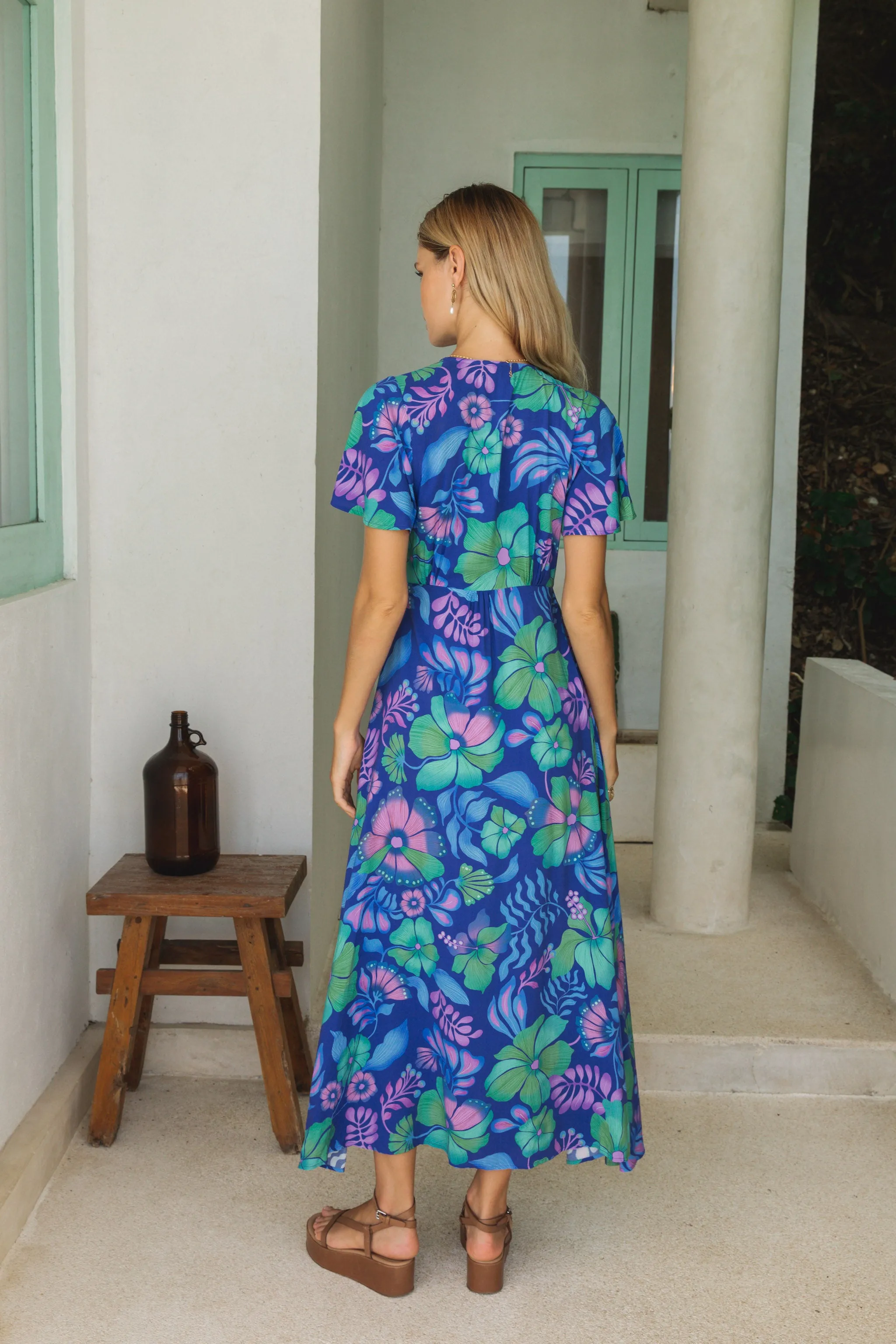 Wanderer Maxi Dress - Ultraviolet