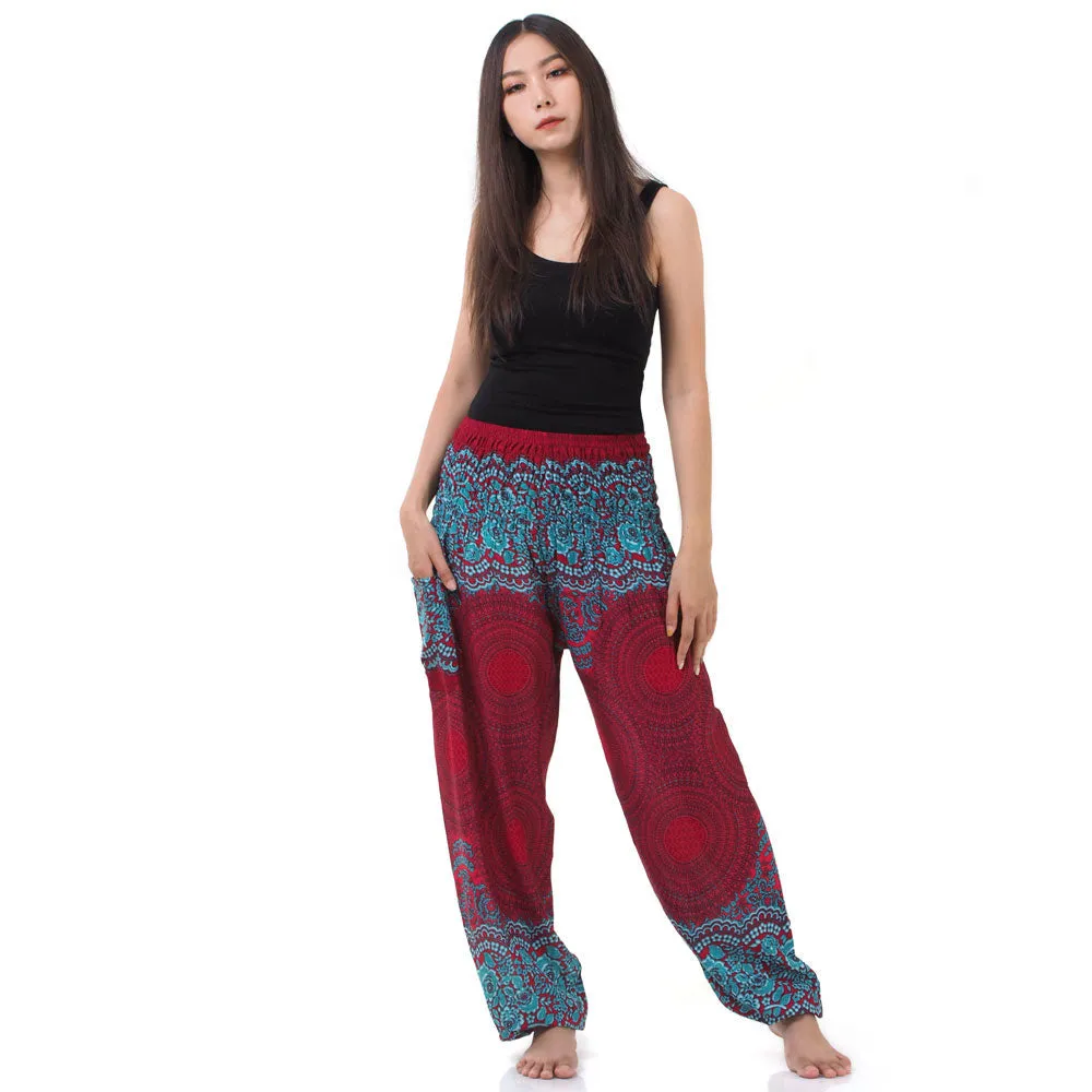 Women's Mandala Harem Pants Mystic Gray